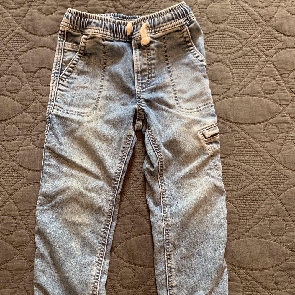 GAP Boys Denim Light Blue Pull-On Jogger Jeans 5T